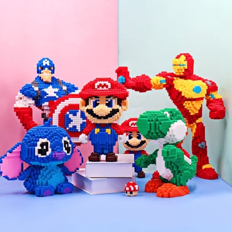 Đồ chơi mô hình lắp ráp lego 3D mini