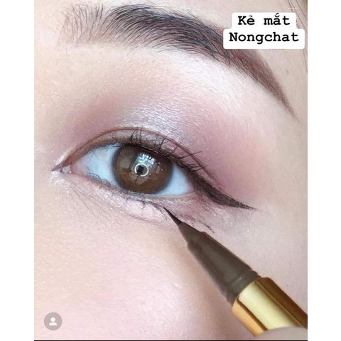 Kẻ mắt Nongchat, đường kẻ nhỏ 0.01mm, dễ kẻ, không lem, không thấm nước Browit Ultra Fine Eyeliner