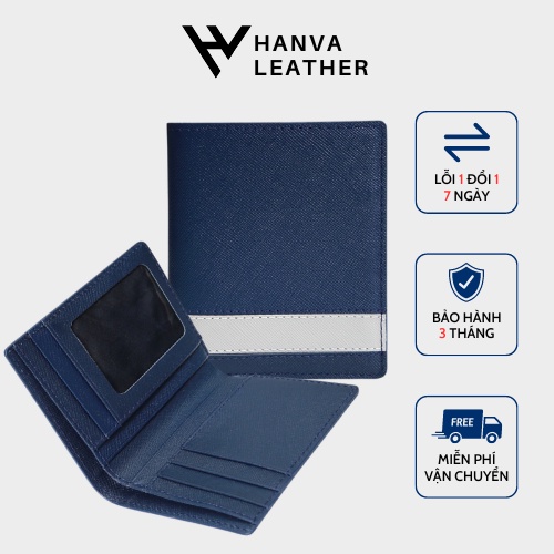 Ví Nam Da Thật Mini Cầm Tay Nhỏ Gọn Dáng Đứng Da Bò Xịn Chống Nước Tinh Tế Sang Trọng