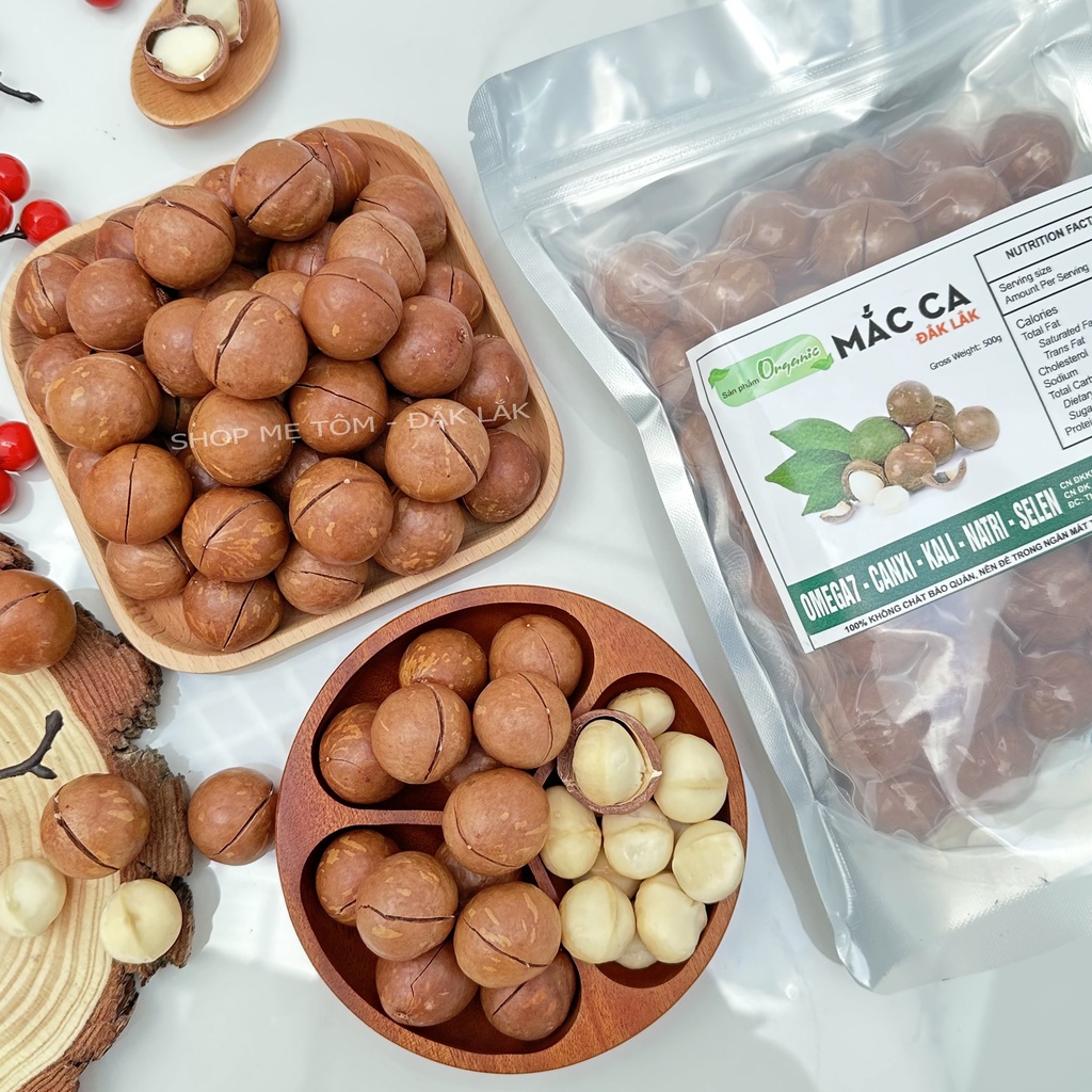 Hạt Macca ĐăkLăk loại 1 chuẩn sạch nhà trồng có ATVSTP