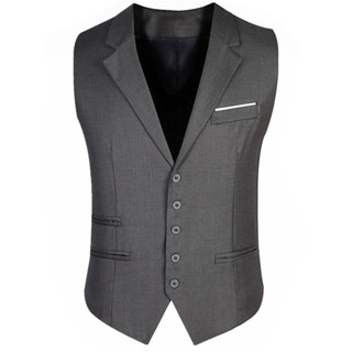 Gile nam Áo Gile cổ vest Hàng thiết kế sang trọng lịch lãm thiết kế đai tôm sau lưng cách điệu hàng may N32