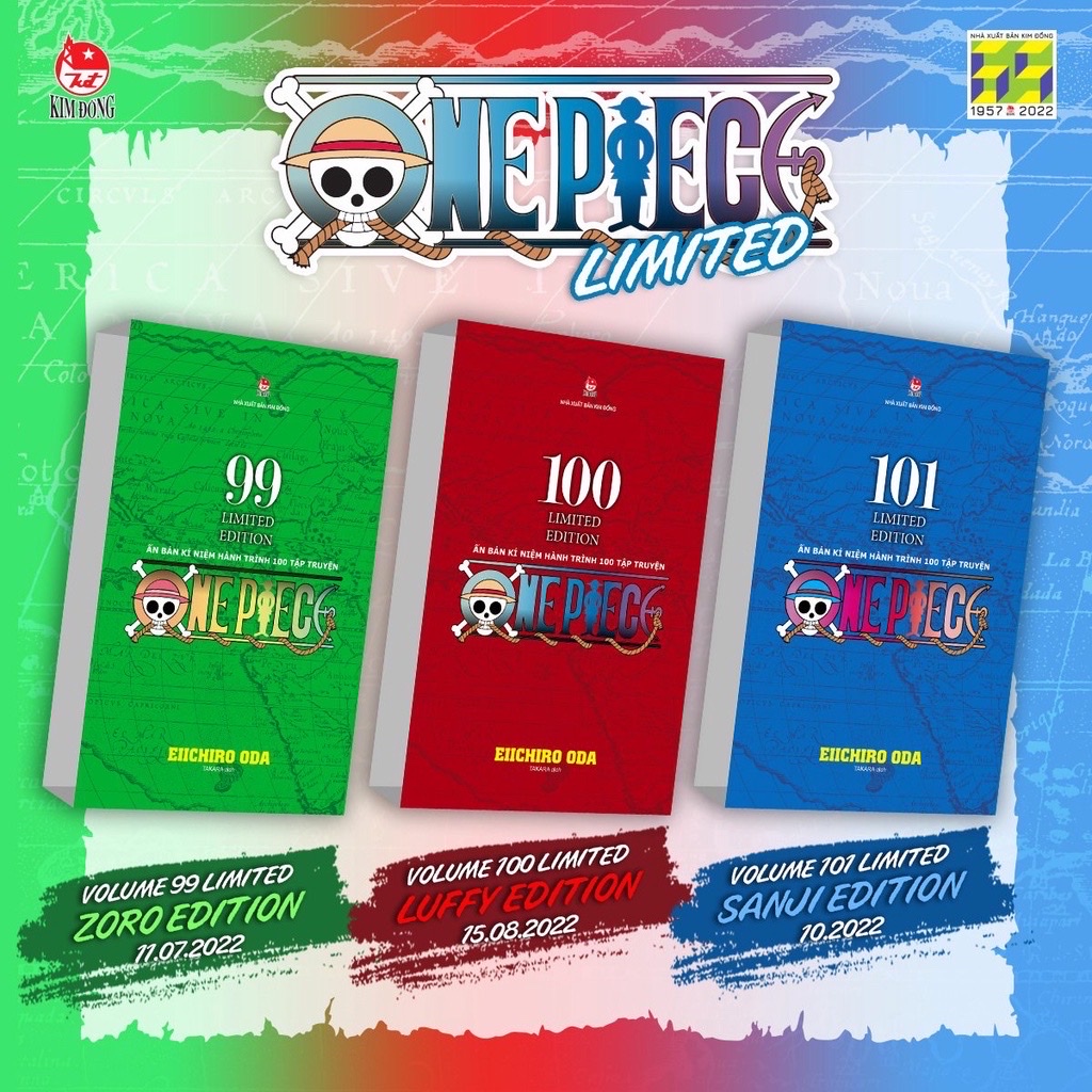 Truyện tranh - One Piece Vol 99 100 101 Limited Edition