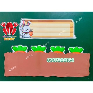 Thỏ đào cà rốt - Đồ dùng dạy học Ruby