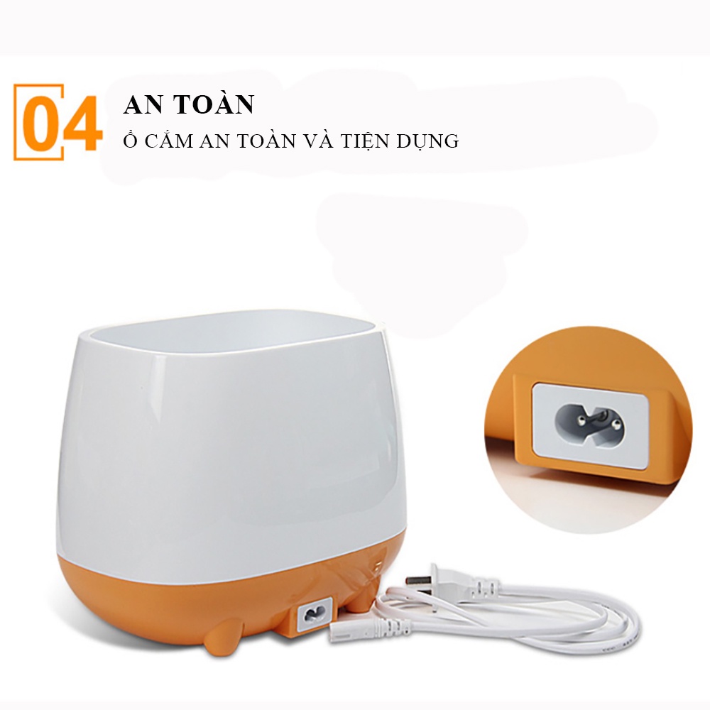 Máy hâm sữa và tiệt trùng bình sữa HIBB đa năng:Tiệt trùng bình sữa, hâm sữa, hâm thức ăn, luộc trứng