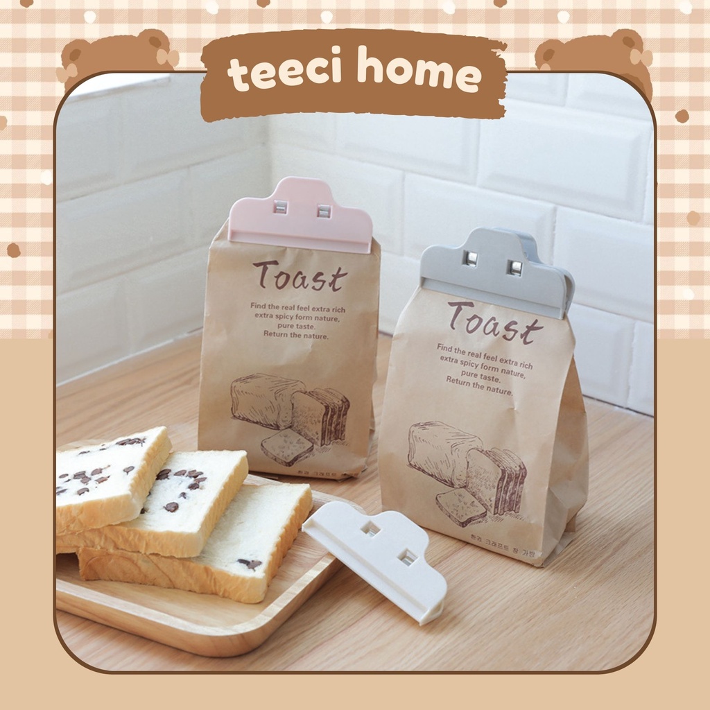 &lt;Video Review&gt; Kẹp Miệng Túi Bảo Quản Thực Phẩm Giữ Giấy Ghi Chú Tài Liệu Đánh Dấu Sách Thức Ăn Bim Bim Gia Vị U096