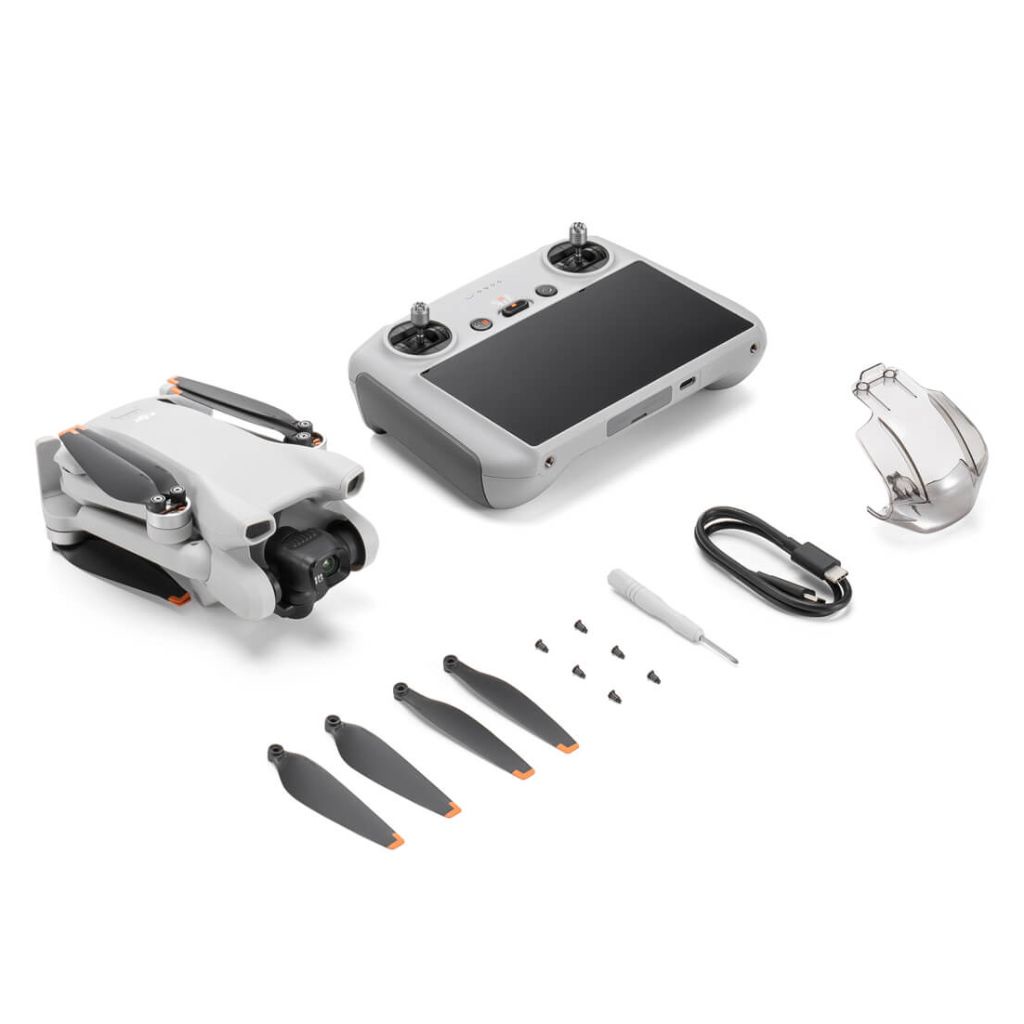 Máy quay Flycam  DJI Mini 3 đơn tay điều khiển có màn hình | Chính hãng ROBOBOSS Phân phối và Bảo hành ủy quyền