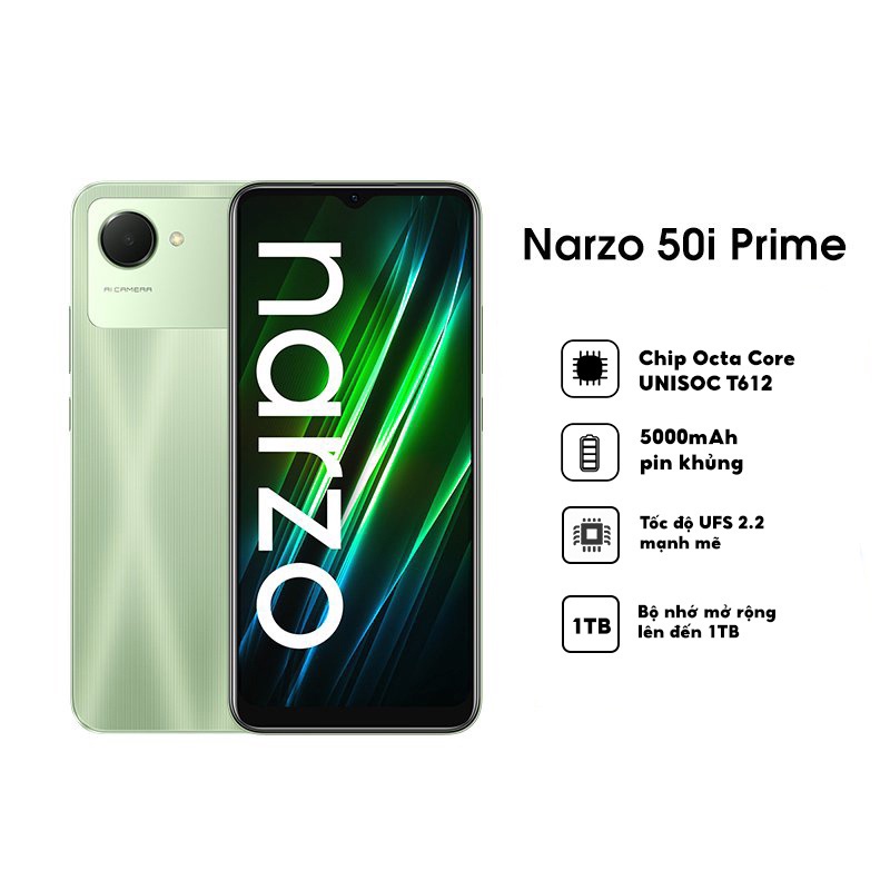 Điện thoại Realme Narzo 50i Prime  - Hàng Chính Hãng