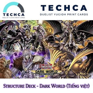Bài in tiếng việt - bộ bài yugioh - structure deck - dark world