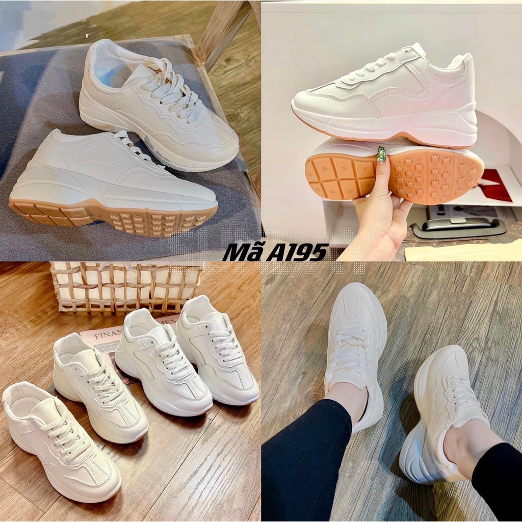 Giày Thể Thao Nữ 💯ẢNH THẬT✅ Giày Tăng Chiều Cao Nhập Khẩu Cao Cấp A195 shop diều phương