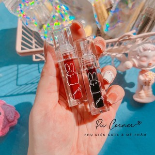 Son Tint Gy Trần Creamy Thỏ Mụp Cute siêu lỳ tặng kèm dưỡng môi