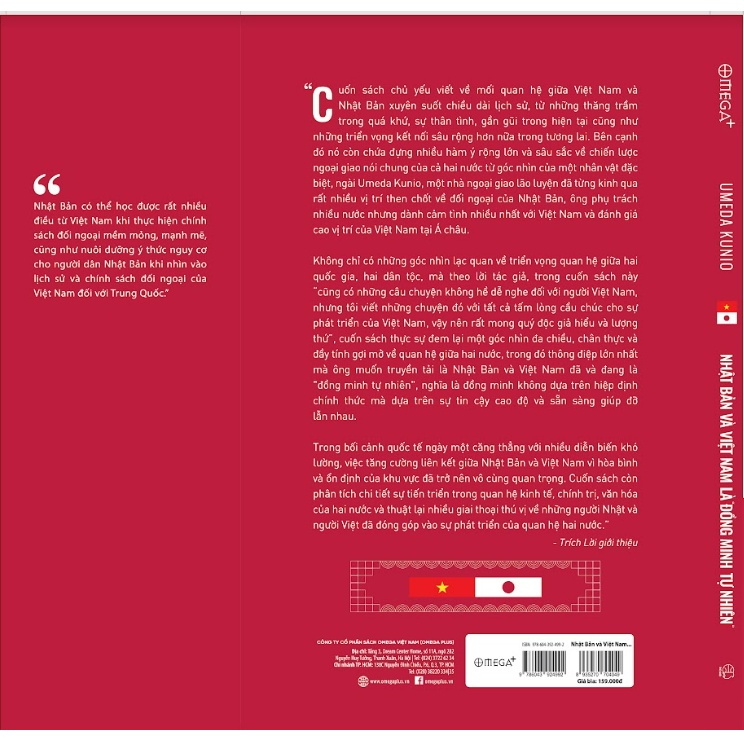 Sách - Nhật Bản Và Việt Nam Là Đồng Minh Tự Nhiên - Omega Plus