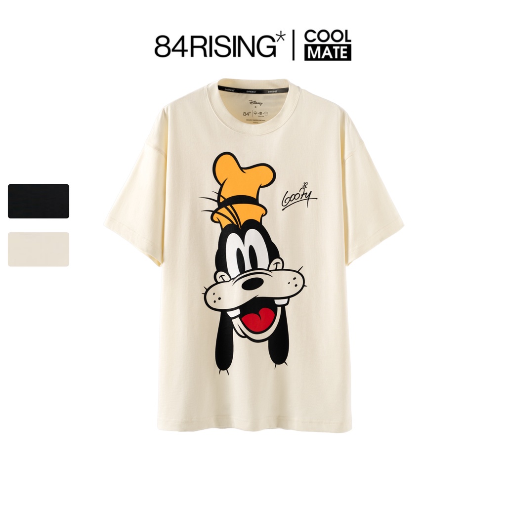 Áo thun oversize chó Goofy Disney - thương hiệu 84RISING