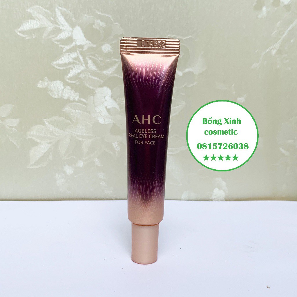 Hàng Auth] Kem mắt AHC Ageless Real Eye Cream For Face 12ml