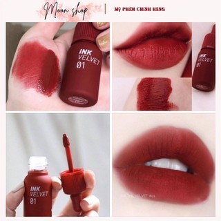  Son Ink 01 Đỏ Nâu Son Kem Lỳ Peripera Ink Velvet Tint 01 Good Brick - Đỏ Nâu 