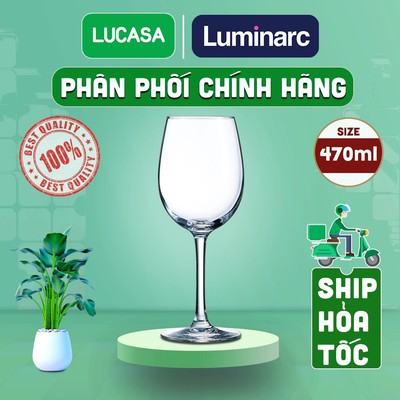 Bộ 4 Ly Rượu Vang Thủy Tinh Luminarc World Wine 470ml - BOL5980 | Phân Phối Chính Hãng