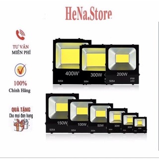 Đèn pha led chống nước cob ip66- 30w - 40w - 50w-100w -200w chiếu sáng bảng hiệu -sân vườn