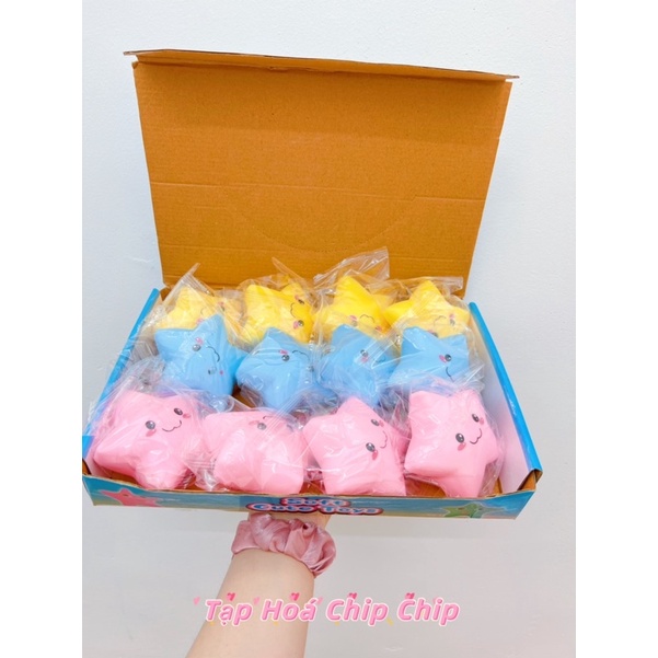 [Đồ chơi giảm căng thẳng] squishy hình quả dứa, ngôi sao, hamburger