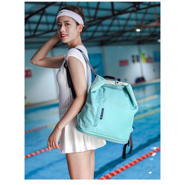 Balo chống nước cao cấp đi bơi, đi gym sz lớn 45cm, miệng gấp