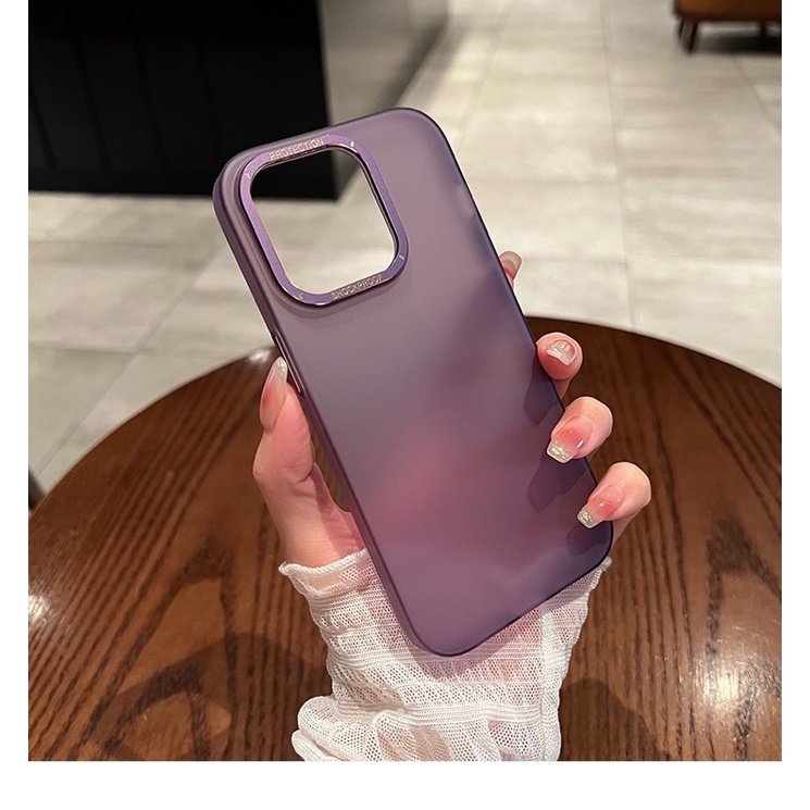 Ốp lưng nhám X&M camera bọc nhôm cho iPhone 14 Pro max/ 14 Pro/ 13 Pro Max/ 12 Pro Max chống vân tay full box