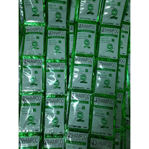 Combo 50 gói dầu gội BẠC HÀ giá rẻ dùng cho khách sạn, nhà nghỉ