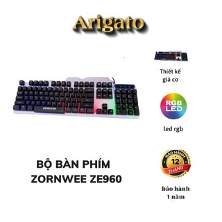 Bàn phím zonrwee led giả cơ game chuyên dụng