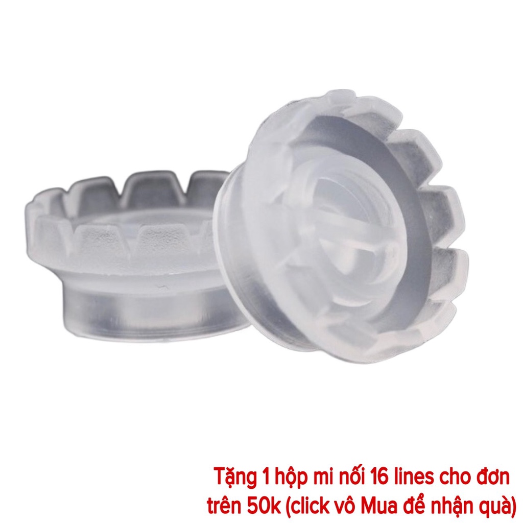 Nút tạo fan đựng keo nối mi với túi 25-50-100 nút (dụng cụ nối mi)