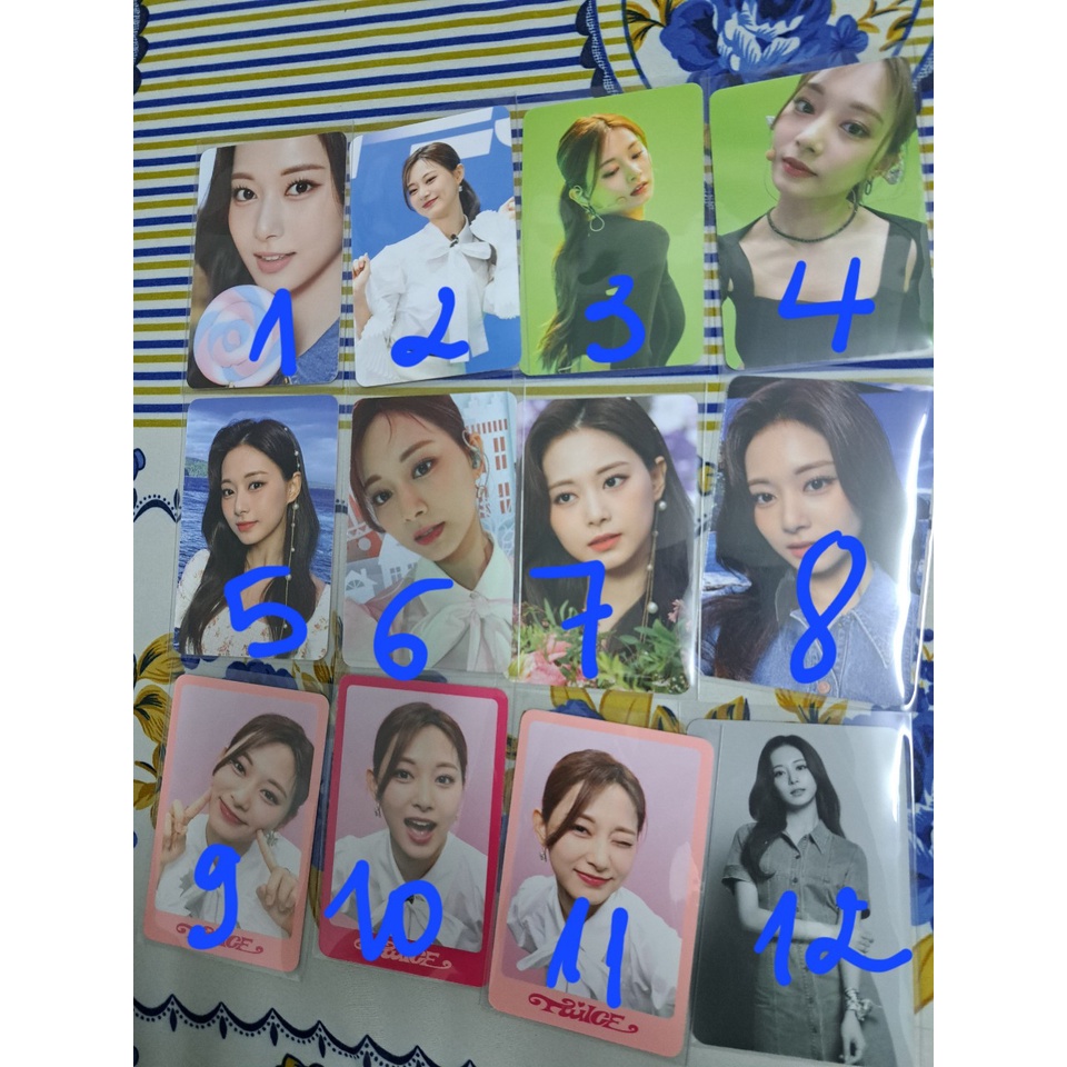 CARD BO GÓC DICON TWICE DAHYUN CHAEYOUNG JIHYO TZUYU