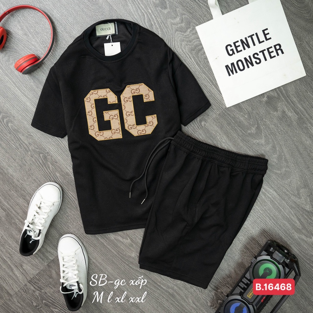 - Đồ Bộ Nam Gucci. Chất Cotton Thoáng Mát