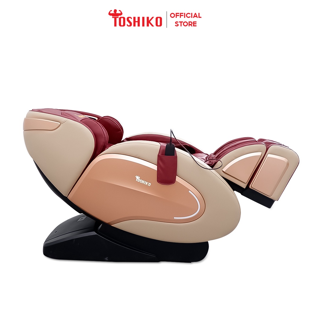 [Tặng xe đạp X9] Ghế Massage Đa Năng Toshiko T70 điều khiển giọng nói, sở hữu con lăn 4D di chuyển tổ hợp 15 bài tập