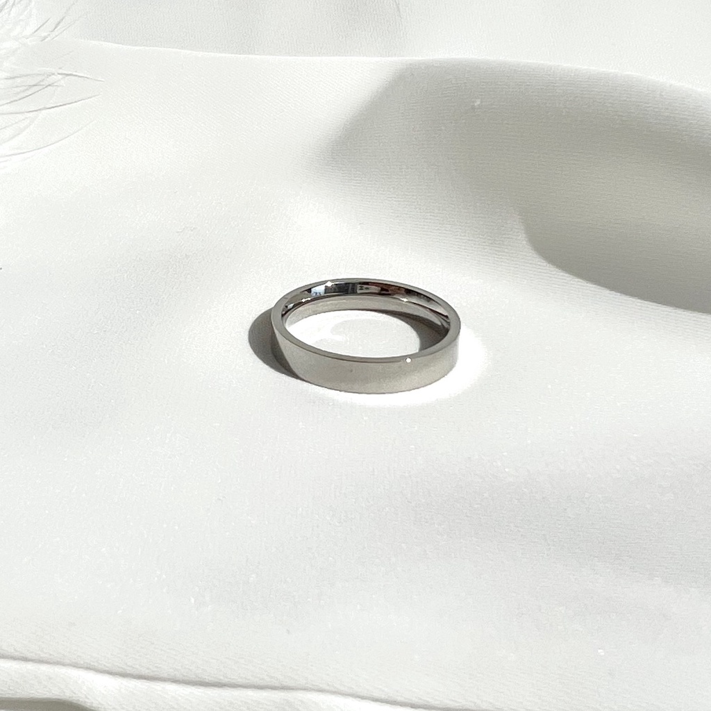Nhẫn trơn basic unisex nam nữ R016 Choker Club