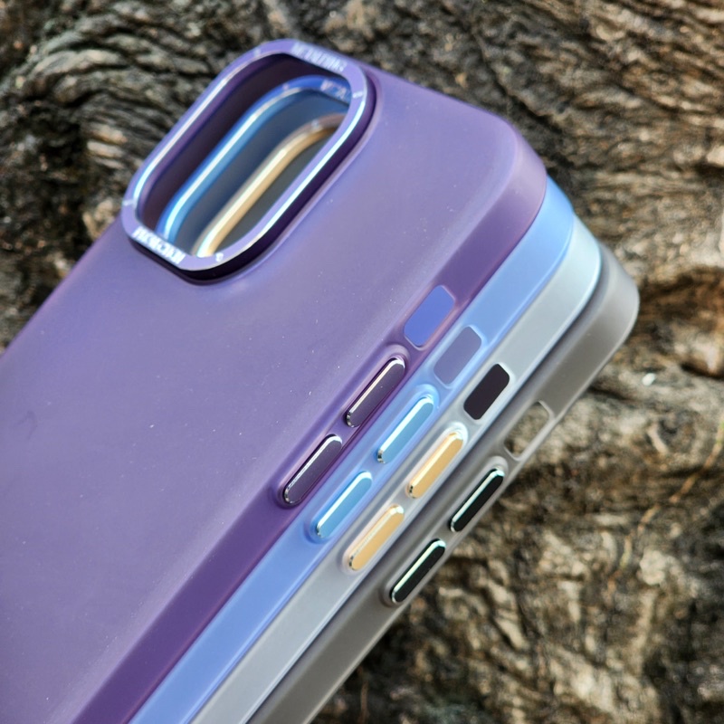 Ốp lưng nhám X&M camera bọc nhôm cho iPhone 14 Pro max/ 14 Pro/ 13 Pro Max/ 12 Pro Max chống vân tay full box