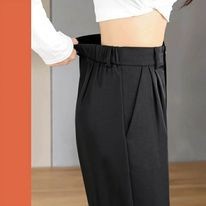 Quần tây ống suông big size kiểu mới cạp cao ⚡️ ảnh thật⚡️ ống rộng cạp cao hàng đẹp