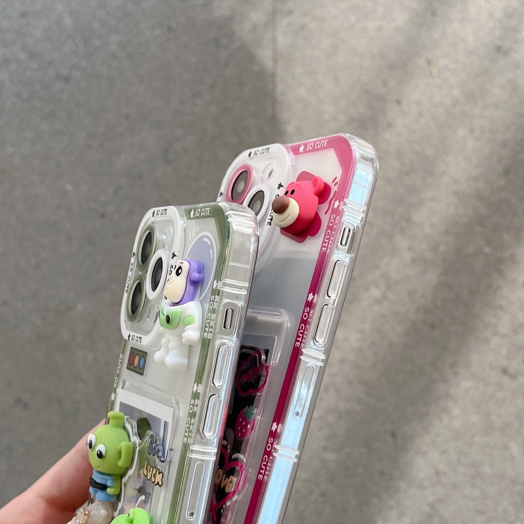 Ốp Điện Thoại Tpu Trong Suốt In Hoạt Hình Toy Story 3D Cho iPhone 14 13 12 11 Pro Max XS XR 7 8 Plus