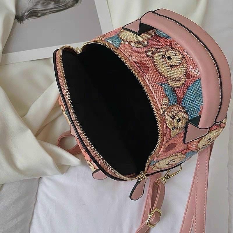 Balo gấu hồng thời trang hàn quốc.