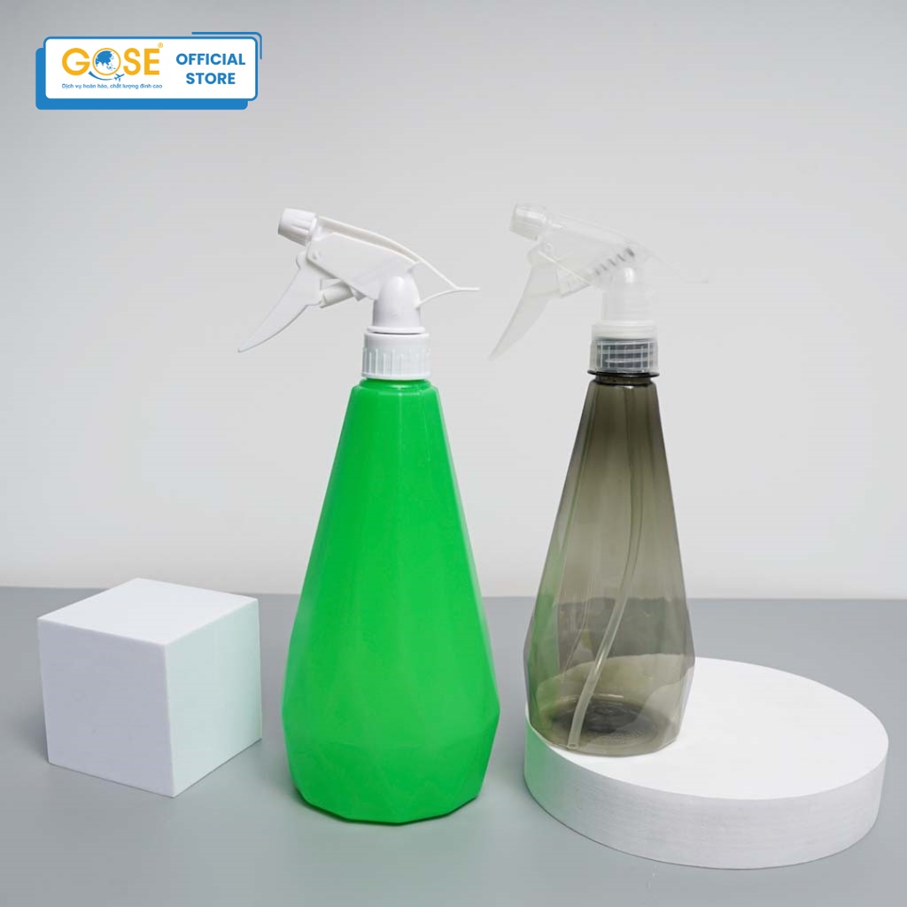 Bình xịt tưới cây 500ml GOSE chất liệu nhựa PE cao cấp vòi nhiều chế độ nhiều công dụng