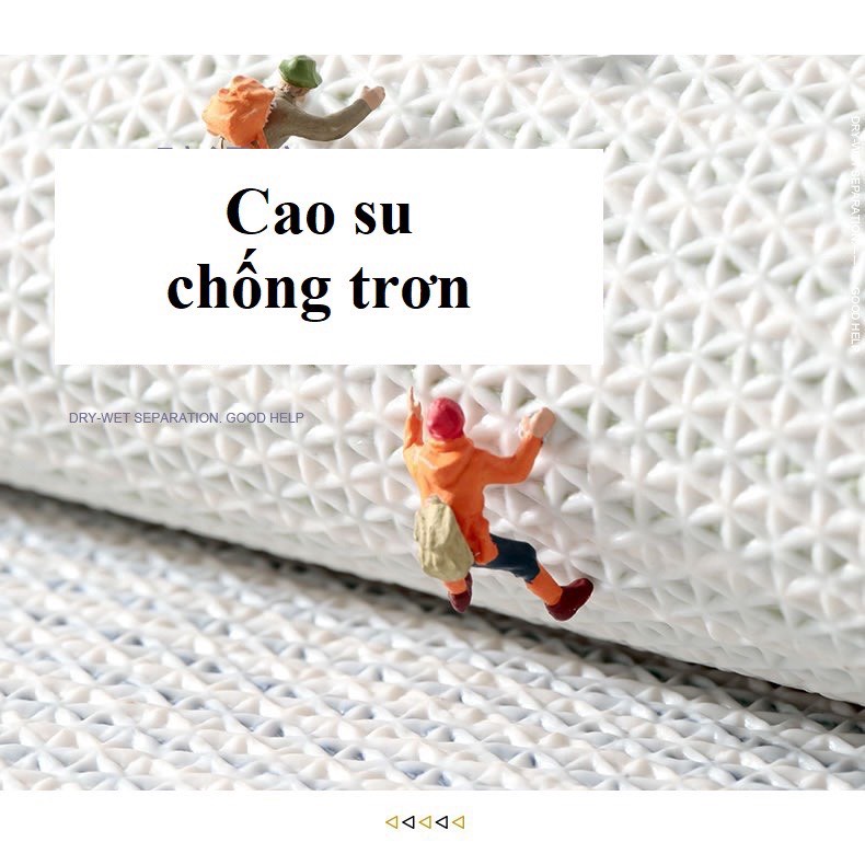 Thảm chùi chân LÔNG DÀI thấm hút nước tốt, phong cách Châu Âu TRỪU TƯỢNG