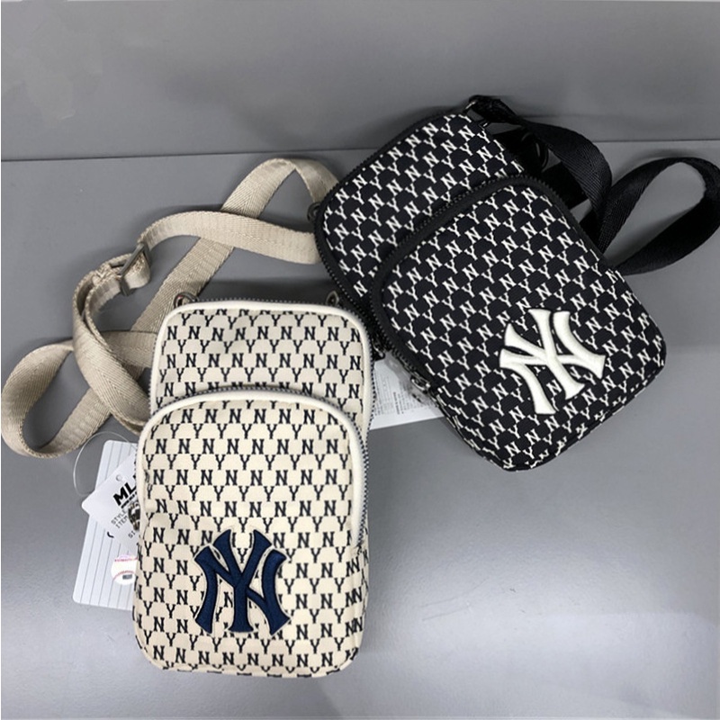 Túi đeo chéo MLB NY, Túi đeo vai thể thao nam và nữ mini phong cách Hàn Quốc