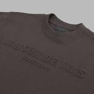Áo thun Embossed Logo - Charcoal