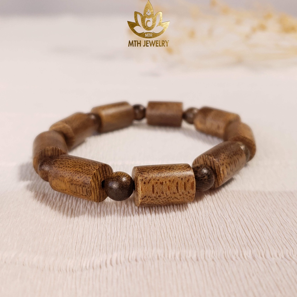 Vòng Tay Trầm Hương Trụ Trúc Size 8/10/12/14mm Trầm Tốc Việt Mùi Dịu Nhẹ | MTH JEWELRY