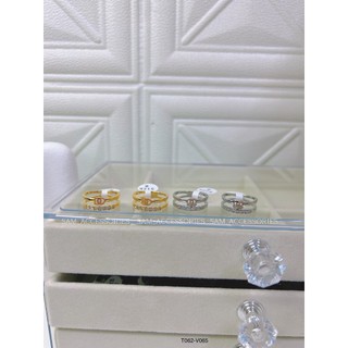Nhẫn titan hiệu X dạng kép