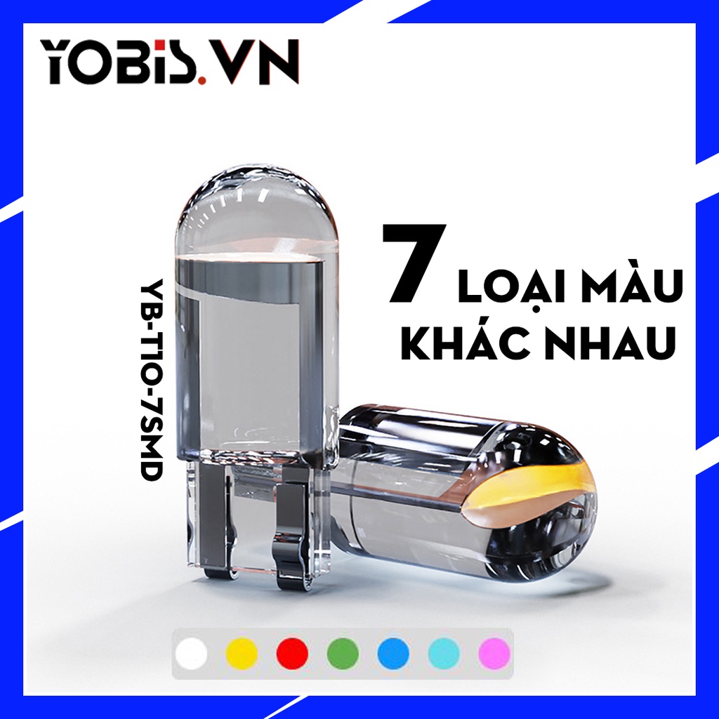 ĐÈN LED T10 GẮN DEMI, ĐỒNG HỒ, XINHAN XE FUTURE, RSX, WAVE CÓ 5 MÀU