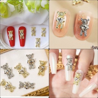 Charm gấu trang trí móng
