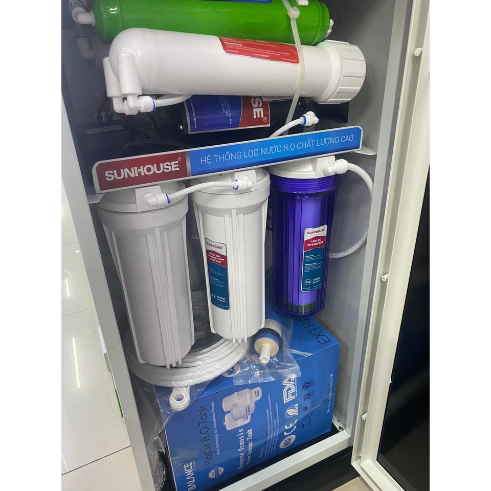 Máy lọc nước RO Sunhouse SHA8858K 8 lõi - Hàng trưng bày chính hãng