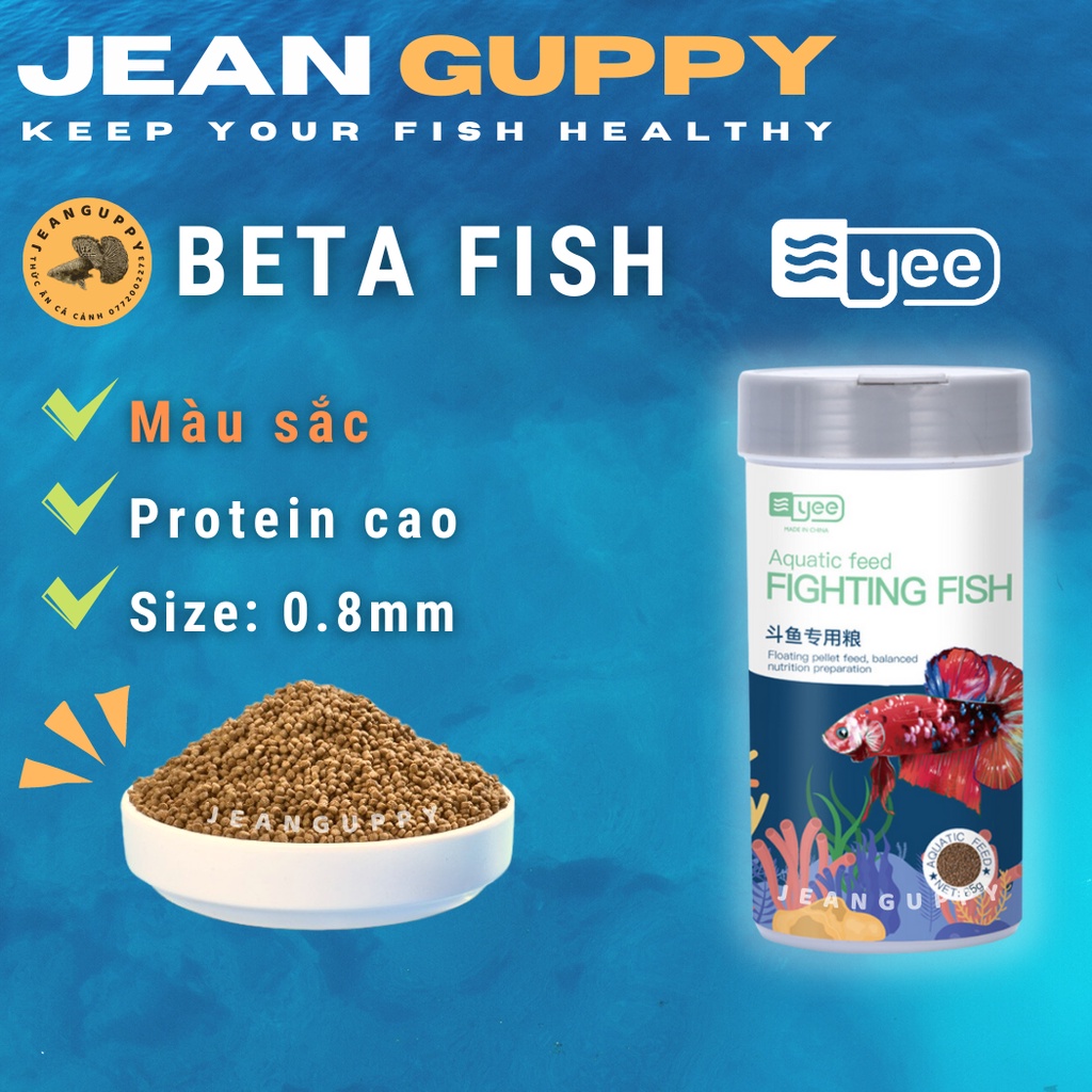 Thức Ăn Cao Cấp Cichlids - Beta Food - Yee Aquarium