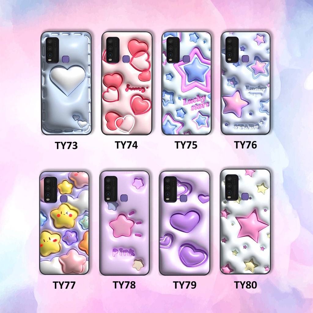 Ốp Vivo Y30 / Y50 in phẳng hiệu ứng 3D giả nổi siêu thật, cực xinh, cá tính