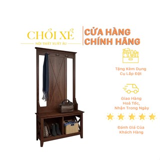 Ghế Bench Kèm Mắc Treo Đồ Key West Màu Bing Cherry - Chổi Xể