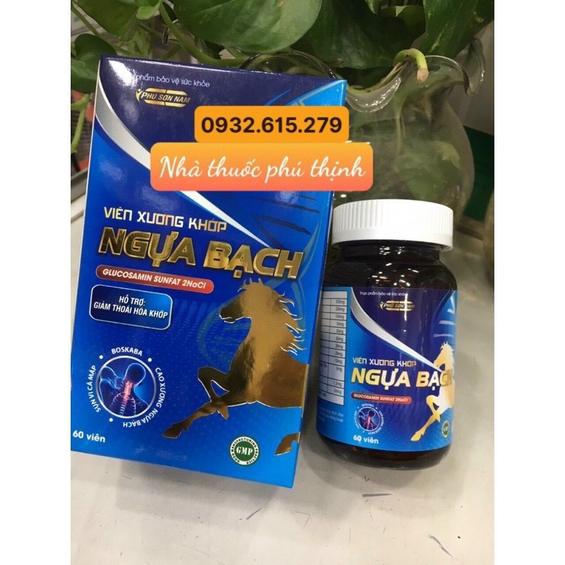 ✅Viên xương khớp ngựa bạch 60 viên date mới