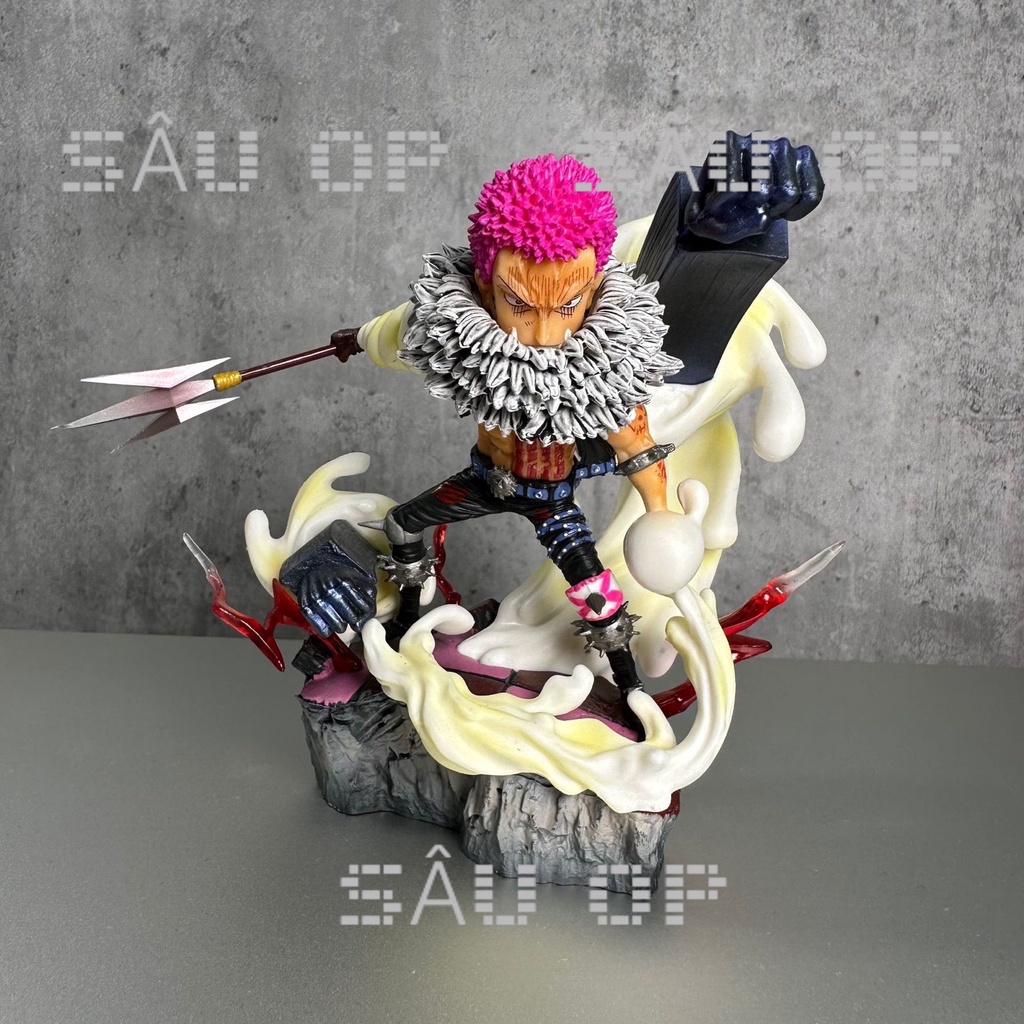 One Piece Katakuri Doflamingo Luffy mô hình G5 chiến đấu trang trí