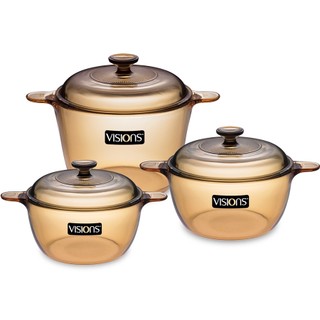 Nồi thủy tinh visions 1.5 lít - 2.5 lít - 3.5 lít - vs-3.5/cl1 – sản xuất tại pháp