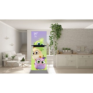 Decal dán tủ lạnh mẫu Angry